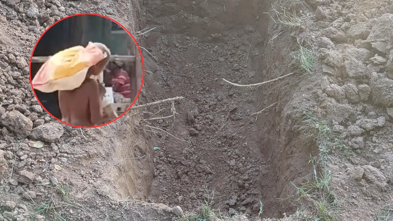 Man exhumed his sister’s body and took the corpse to the bank